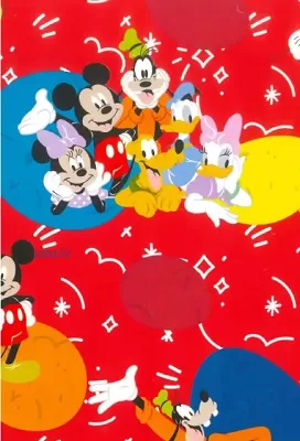 Balicí papír Mickey a Minnie 2 x 0,70 m
