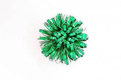Rozeta Bustle H 11cm zelená