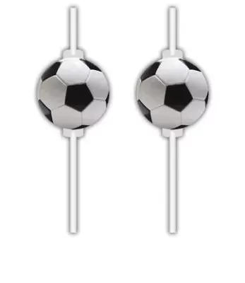 Papierové slamky - Futbal 4ks