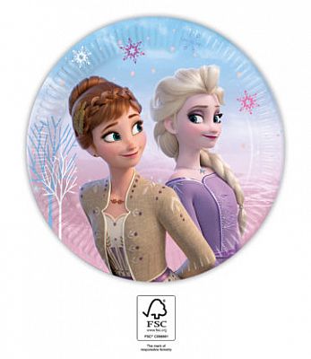 Papírové talíře - Ledové Království Wind spirit 20cm/8ks