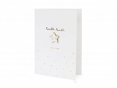 Karta s hvězdou Twinkle 10.5x14.8cm