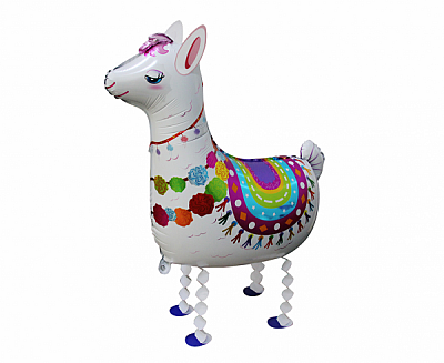 Fóliový balónik chodiaci lama 75cm
