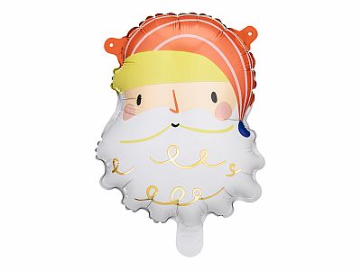 Fóliový balónik Mini Santa 26x31cm 5ks