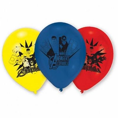 Latexové balonky Avengers 6 ks 23cm
