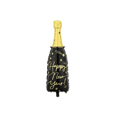 Fóliový balónik - Happy New Year fľaša 98 cm