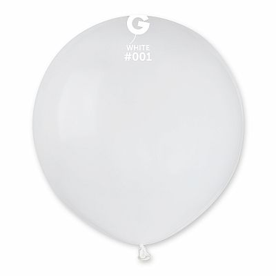 Balónek 48cm/19" #001 bílý