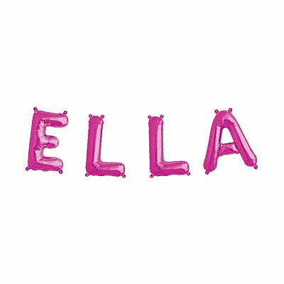 !VÝPRODEJ! Balónkový nápis - Ella