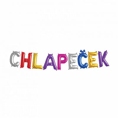 !VÝPRODEJ! Balónkový nápis - Chlapeček