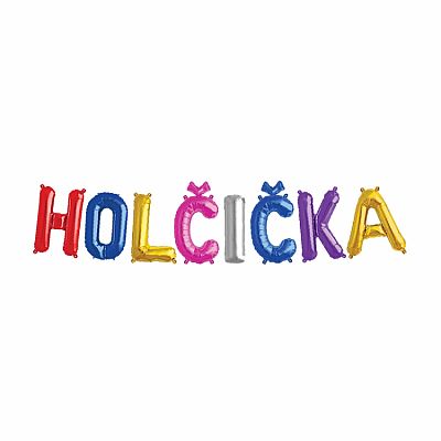 !VÝPRODEJ! Balónkový nápis - Holčička