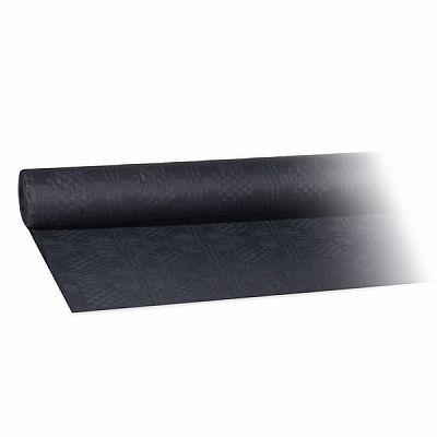 Papírový ubrus v roli černý 8 x 1,2 m