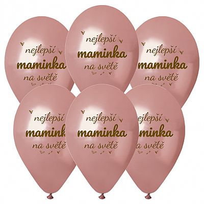 Latexový balónek Nejlepší maminka na světě - 30 cm 