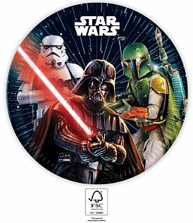 EKO Papírové talíře - STAR WARS - Galaxie 23cm/8ks