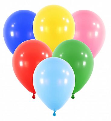 Latexové balonky 30 cm - Pastel mix, 6 ks