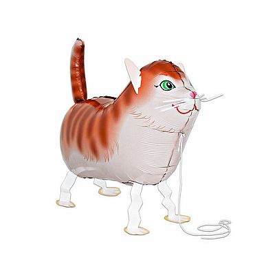 Fóliový balónek CHODÍCÍ KOČKA 43 cm 