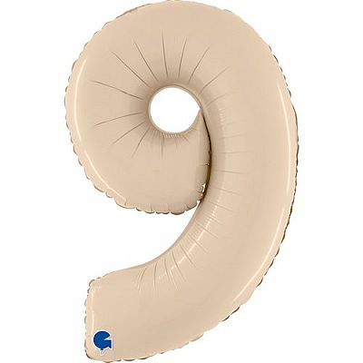 Číslice 9 krémová (66cm,26")