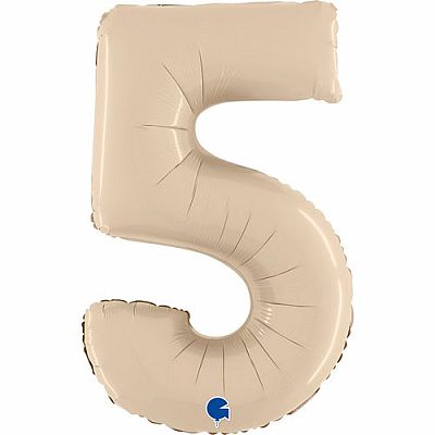 Číslice 5 krémová (66cm,26")