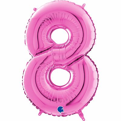 Číslice 8 fuchsia (66cm,26")