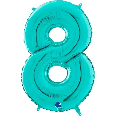 Číslice 8 modrá TIFFANY (66cm,26")