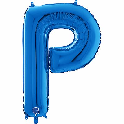 Písmeno modré P (66cm,26")