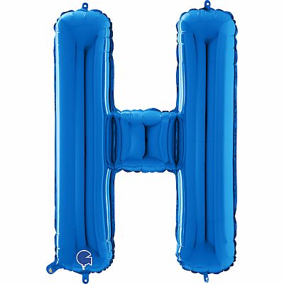Písmeno modré H (66cm,26")