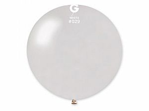 Balónek GM40 #29 bílý (100cm, 40")