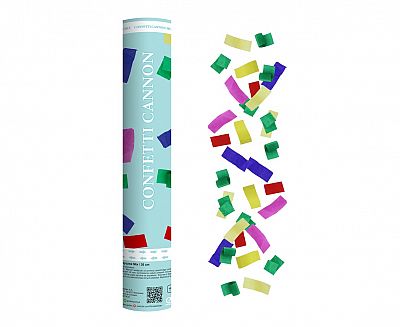 Konfety vystřelovací barevný mix 30 cm