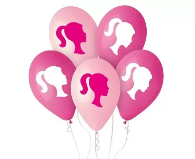 Latexové balonky Barbie 5 ks