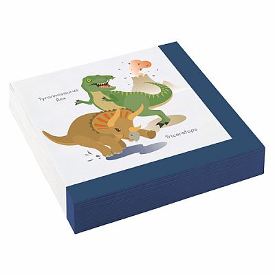 Papírové ubrousky Happy Dino