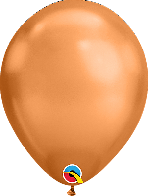 Balónek Qualatex CHROME - měděný 7"/18cm 