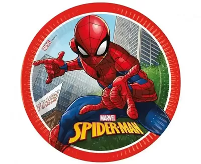 EKO papírové talíře Spiderman - Crime Frighter 23cm/8ks