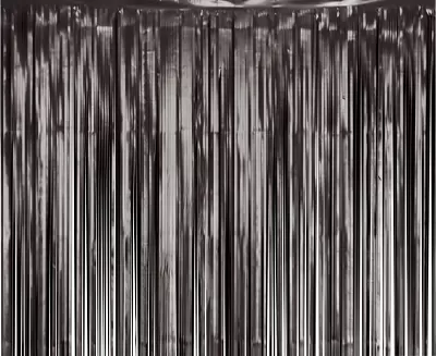 Černý matný party závěs 100 x 200 cm