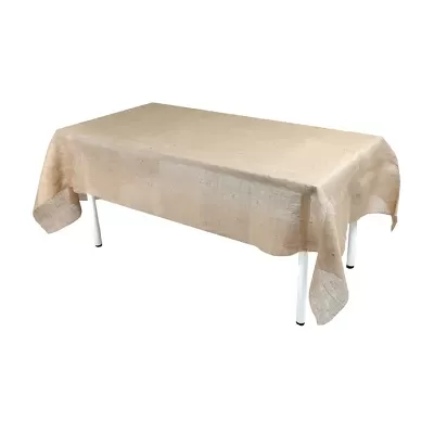 Jutový přírodní ubrus 120 x 220 cm 