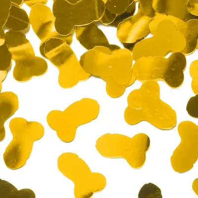 Konfety penis - zlaté 15 g