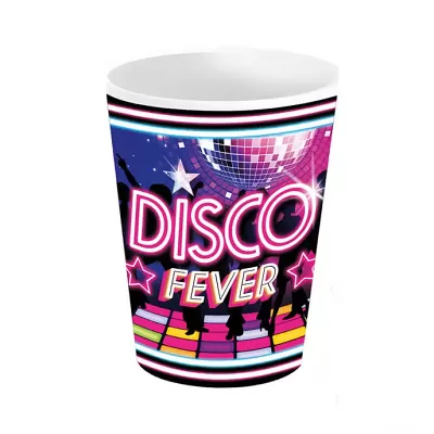 Papírové kelímky Disco horečka - 6 ks