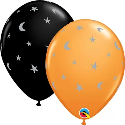 Latexový balonek noční obloha 28 cm 25ks