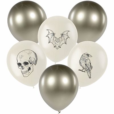Latexové balonky Classy Halloween 6 ks