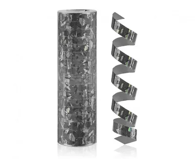 Serpentiny holografické černé 380 cm