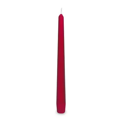 Dlouhá svíčka tmavě červená 24 cm