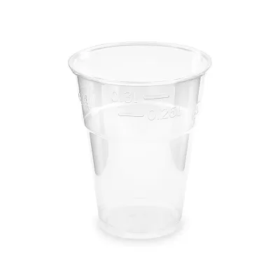 Plastové kelímky průhledné 300 ml - 10 ks