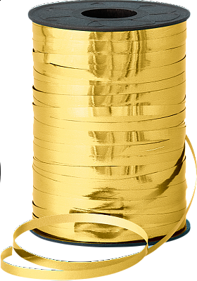 Stuha metalická 5mm x 250m zlatá