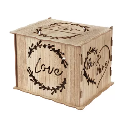 Svatební box na peníze LOVE 30 x 24 x 22 cm