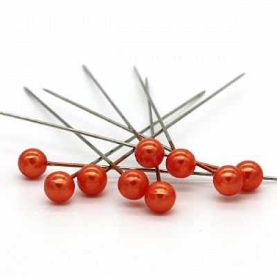 Špendlíky oranžové 55 mm - 144 ks