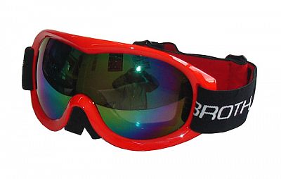 BROTHER B259-CRV lyžiarske okuliare, dvojsklo, červené