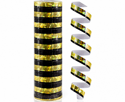 Serpentiny holographic zlato-černé 