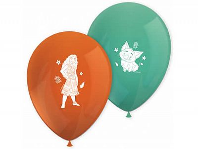 Latexové balóniky 8 ks - Vaiana 28 cm