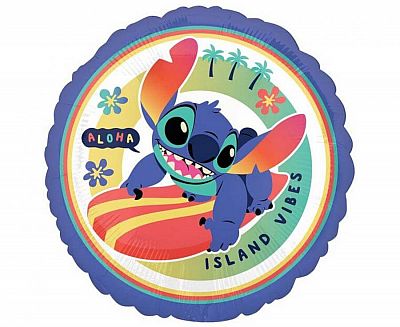 Fóliový balónik Stitch - Aloha 45 cm