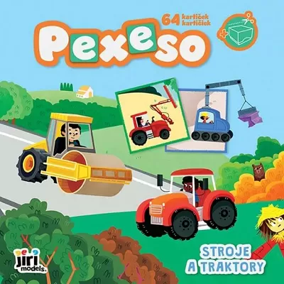 Pexeso v sešitu Stroje