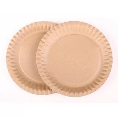 Papírový talíř KRAFT 23 cm - 100 ks