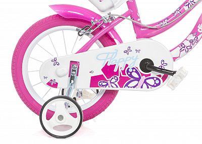Dievčenské kolo 14" s príslušenstvom FLAPPY
