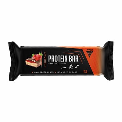 Trec Endurance proteínová tyčinka 45g s jahodovou príchuťou